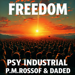 Cover P.M.Rossoff & DaDeD - Freedom 1982. Psy Industrial Remix 2026