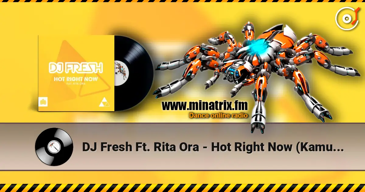 DJ Fresh Ft. Rita Ora - Hot Right Now (Kamuki Remix) listen online in high quality | Minatrix.FM