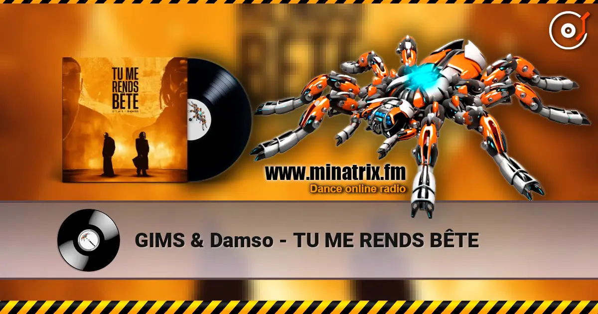 GIMS & Damso - TU ME RENDS BÊTE listen online in high quality | Minatrix.FM
